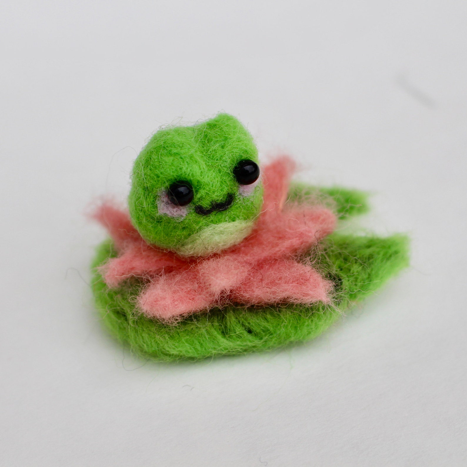 Needle Felted Frog Etsy