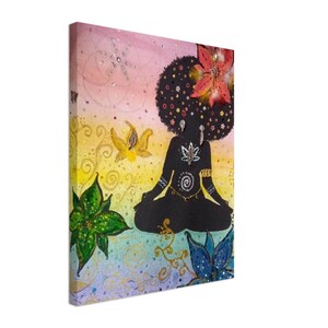 Goddess Energy mixed media collage