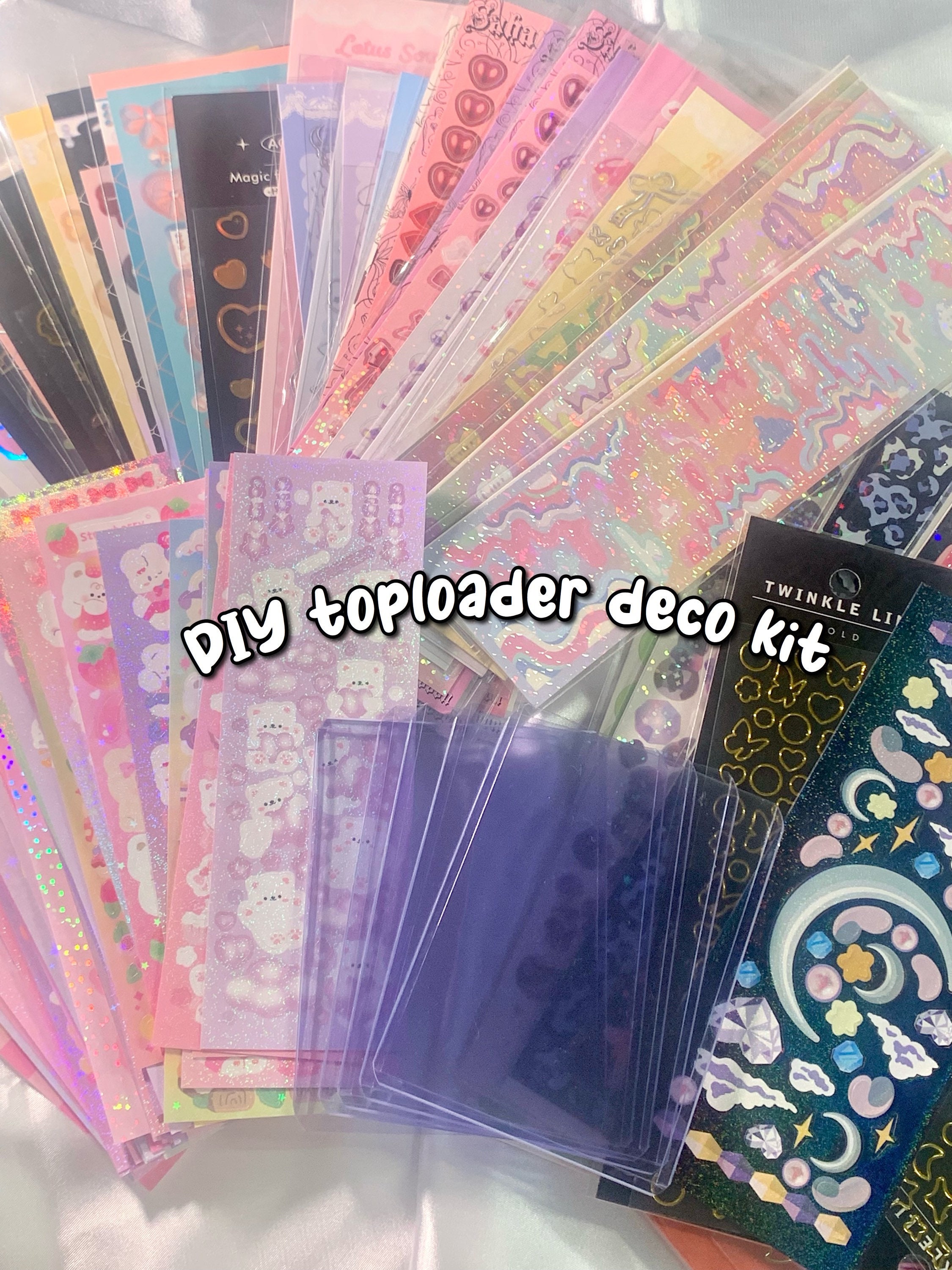 DIY Toploader Deco Kit read Description Kpop Bts Stationary