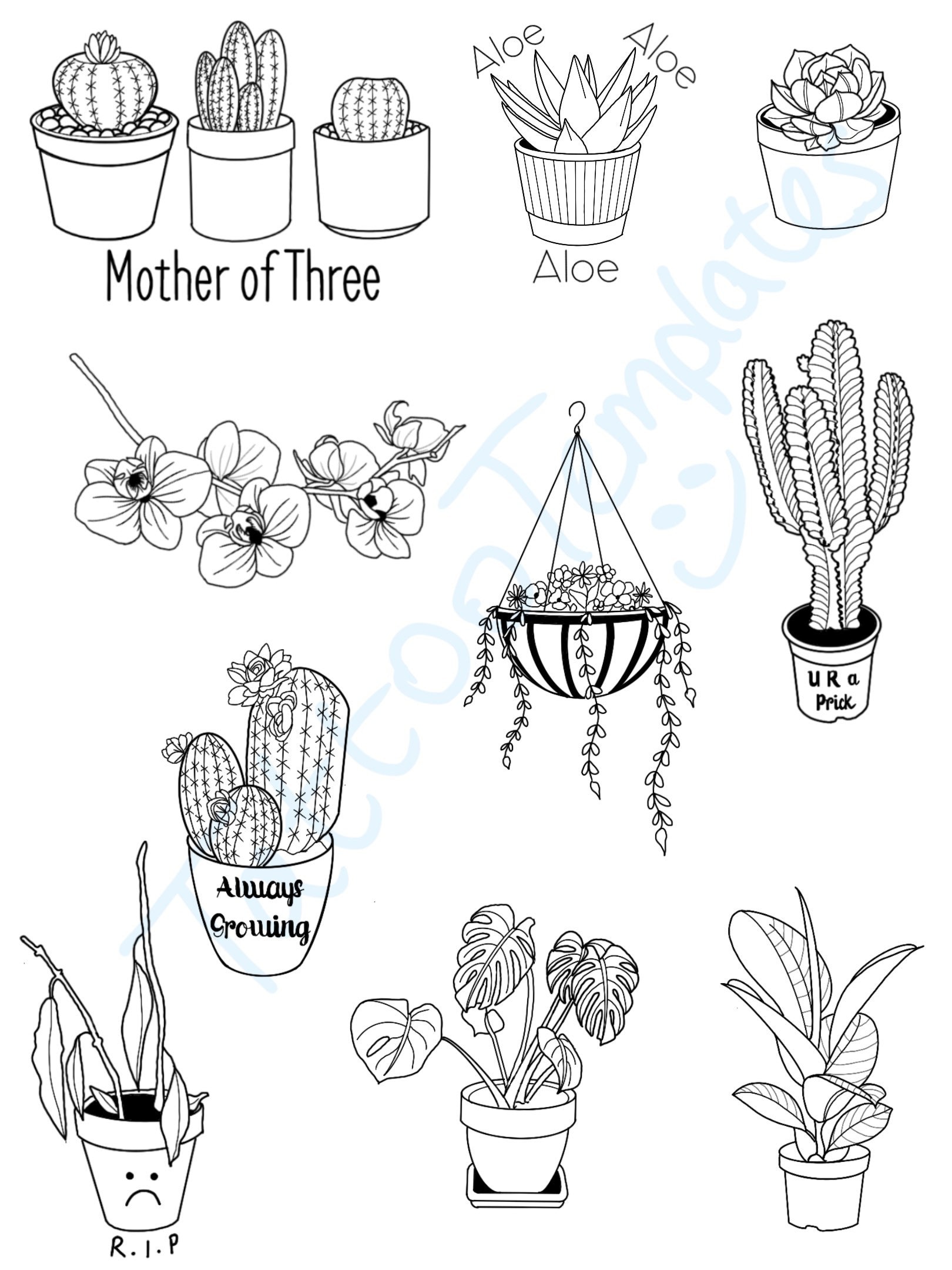 Plant Mom Tattoo Designs - Etsy