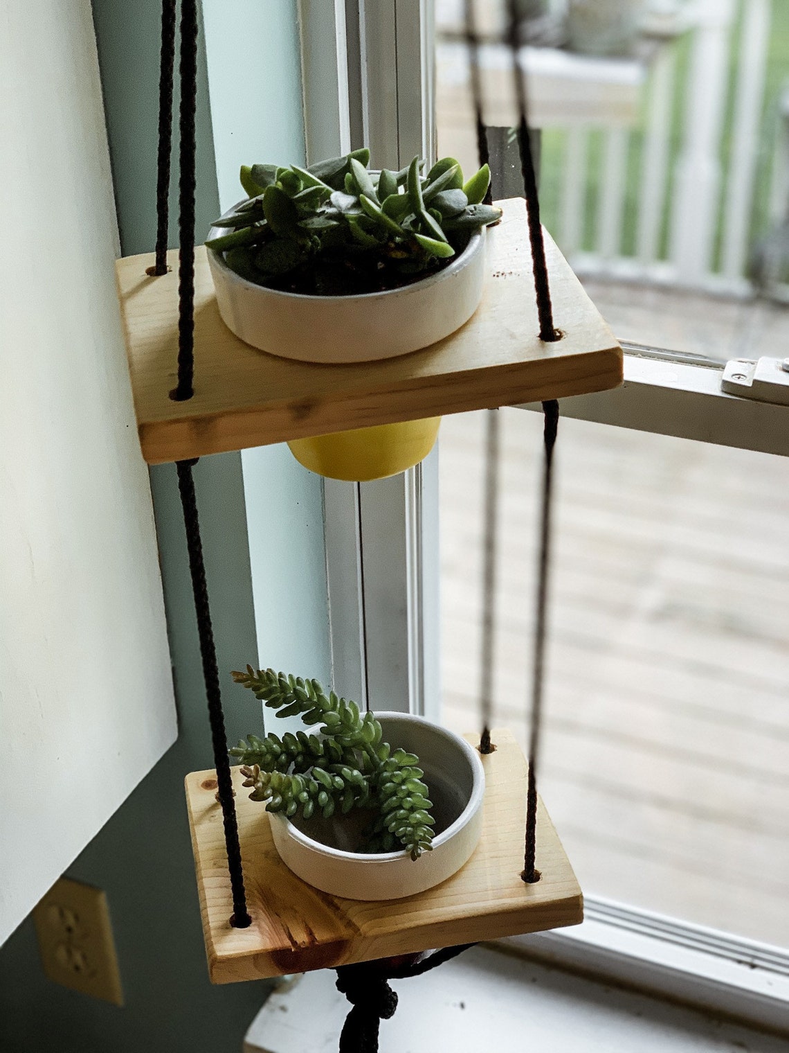 Floating Plant Shelves Mini Floating Plant Shelves Wooden Etsy