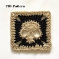 Skull Granny Square Spooky Halloween PDF Pattern product logo