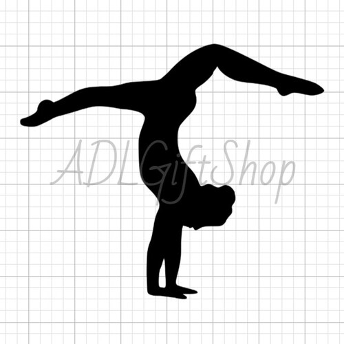 Gymnastics Decal/gymnast Decal/gymnastics Team Decal Etsy