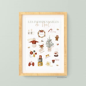 Christmas Essentials Poster | Christmas poster | Poster decoration | Christmas decoration