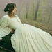 Renaissance dress, white dress with lacing on the front, wedding dress