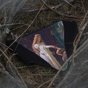 Reversible corset with accolade painting | Medieval corset