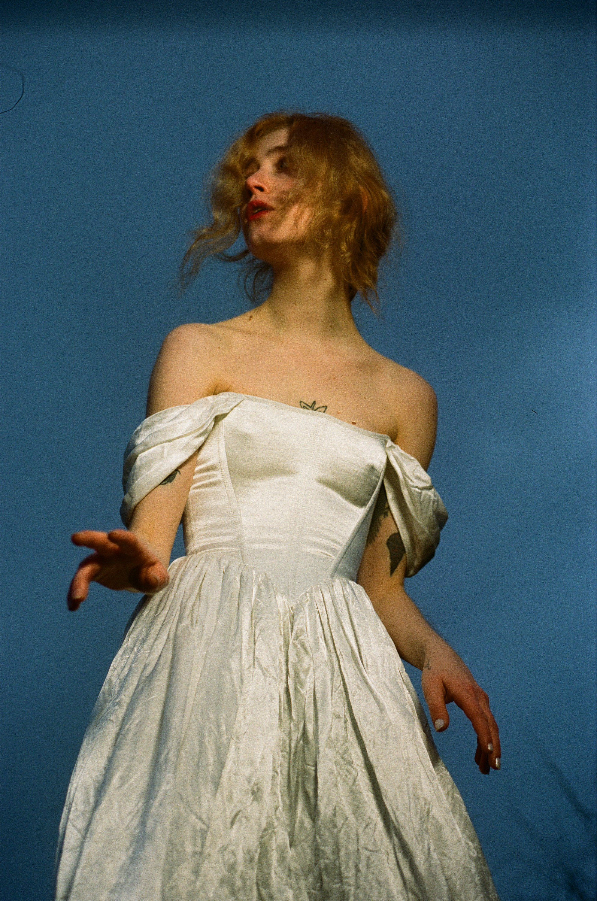 sachin and babi light blue dress How To Wear: Your Summer Dresses in Fall — Maggie à la Mode main image 1