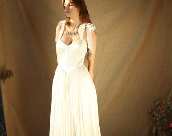 Redy to ship midi wedding dress, princess wedding dress, fairy tale dress