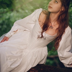 etsy corset dress White Corset Dress