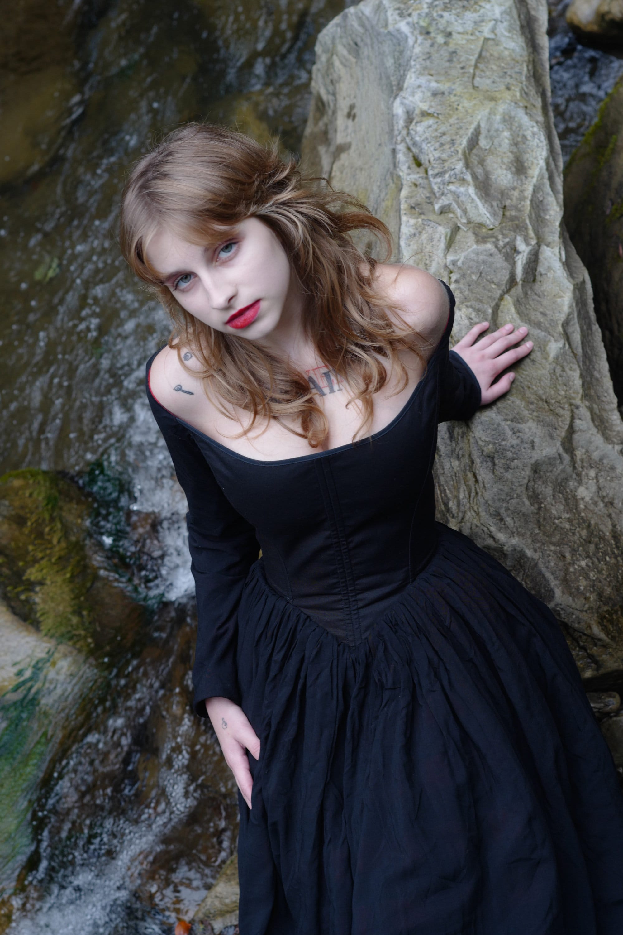chinese dress ladies Portia and Scarlett Long Sleeve Corset Prom Dress PS24416 main image 0