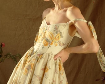 Ready to ship  floral mini dress