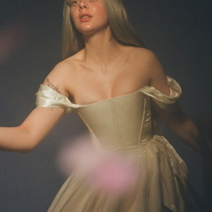 Fairy tale corset dress, princess dress, disney wedding dress image 7