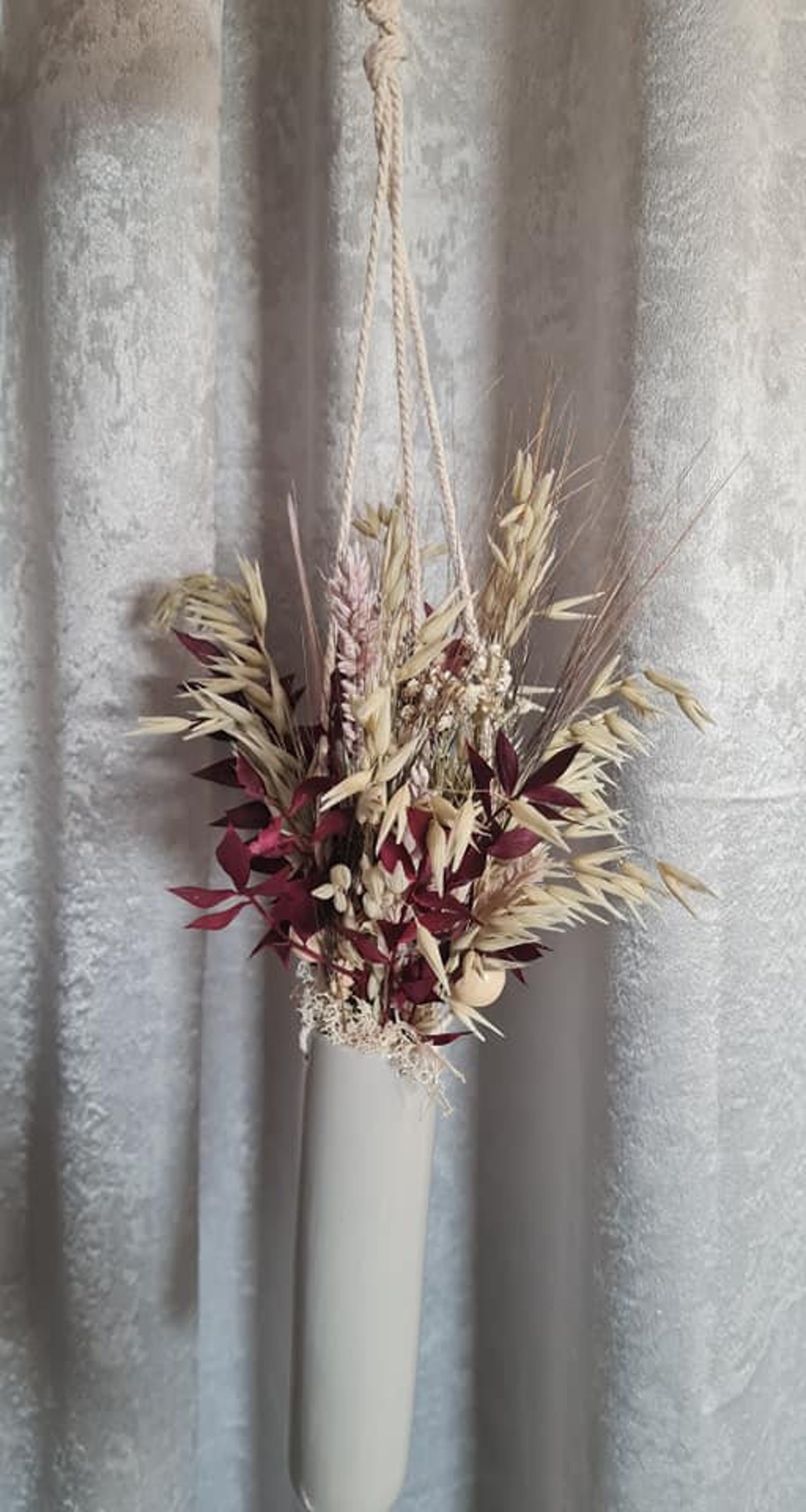 Trockenblumen Deko zum hängen Geschenk TrockendekoGesteck | Etsy