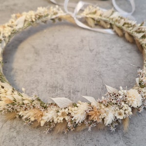 Kleiner Brautjungfern Strauß Brautstrauß ewige Rose Nude Bohostrauß Pampasgras Trockenblumenstrauß Boho Trockenblumen Standesamt Hochzeit Bild 10