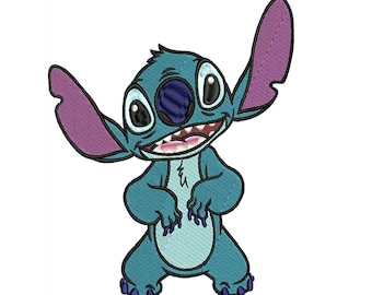 Baby Stitch Embroidery Machine File, Lilo Love Patterns (3 Sizes)