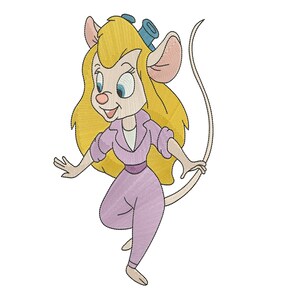 Machine Embroidery Design. Chip 'n Dale Rescue Rangers. Gadget