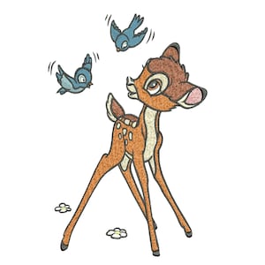 Stickdatei für die Stickmaschine. Bambi. Bambi