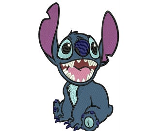 Baby Stitch Embroidery Machine File, Lilo Love Patterns (3 Sizes)