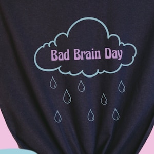 Camiseta del Día del Cerebro Malo: Divertida camiseta con gráficos de salud mental