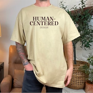 Human Centered Design T Shirt | UX Designer | Women in Tech | User Experience Research Product Designer Gift | Gift Ideas | UI UX