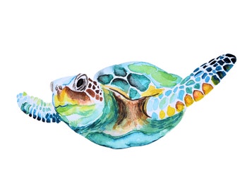Turtle Watercolour (Digital Download)