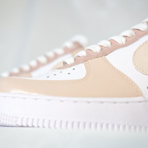 Custom Nike Air Force 1 Beige Neutral 
