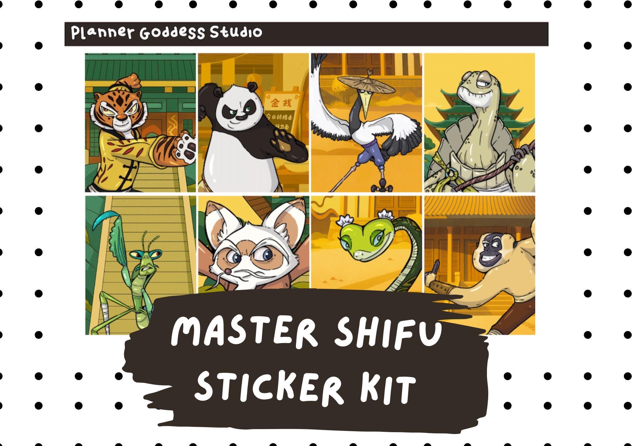 Master Shifu Sticker Kit | Weekly Planner Stickers (digital Download ...