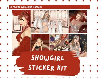 Showtime // Kit semanal imprimible // Imprimible // Archivos de corte // Archivos cortados a mano // Descarga instantánea