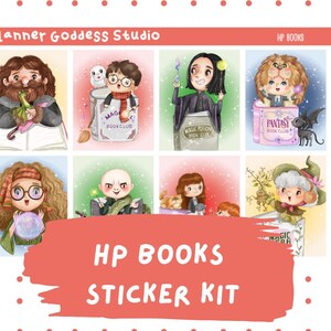 HP Books || Printable Weekly Kit || Printable || Cut Line Files || Hand Cut Files || Instant Download