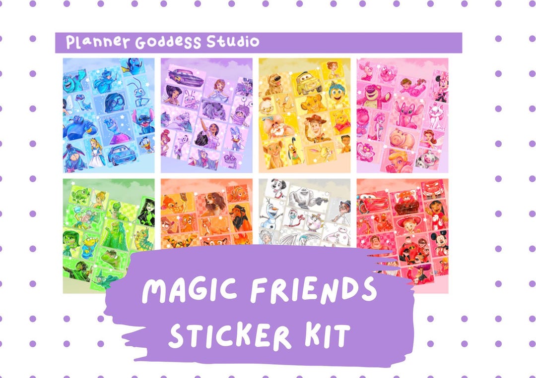 Magic Friends || Printable Weekly Kit || Printable || Cut Line Files ...