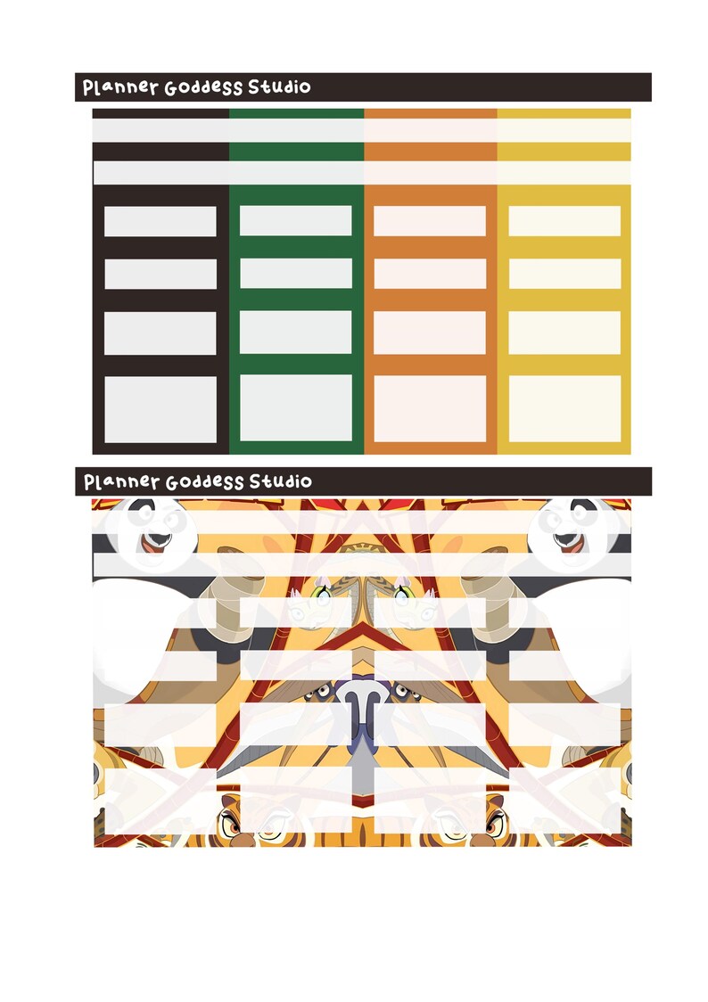Master Shifu Sticker Kit | Weekly Planner Stickers (digital Download ...