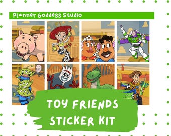 Pegatinas de planificador de Toy Friends / Kit semanal (descarga digital)