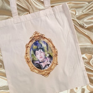 ATEEZ x Villains Tote Bag, Organic Cotton, Watercolor Art, K-Pop, Gift, Hongjoon, San, Yunho, Seonghwa, Mingi, Jongho, Yeosang, Wooyoung