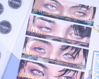 kpop bookmark etsy