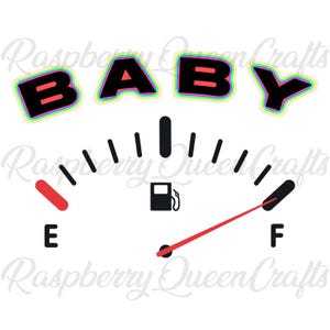 Funny Baby Designs Baby Fueled Design Adorable Birthday Gift Designs Customized Baby Clothes Designs Personalized Digital Download PNG