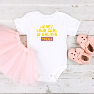 Personalized Baby Bodysuit: &#39;Your Soul is Shining&#39; Organic Cotton Onesie