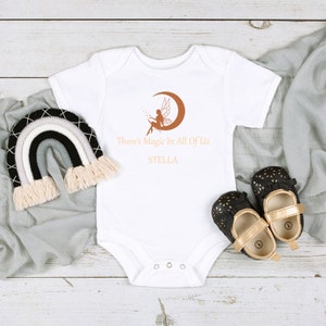 Celestial Baby Onesie® A Magical For Everyone Personalized Baby Onesie® Magical Baby Onesie® Cute Mystical Bodysuit Natural Baby Bodysuit