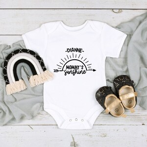 Personalized Mommy&#39;s Sunshine Onesie® - Custom Baby Clothes
