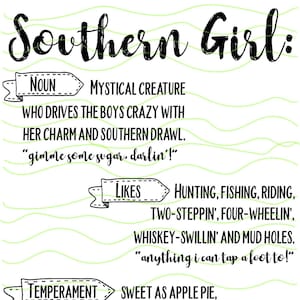 Southern Girl SVG DXF PNG