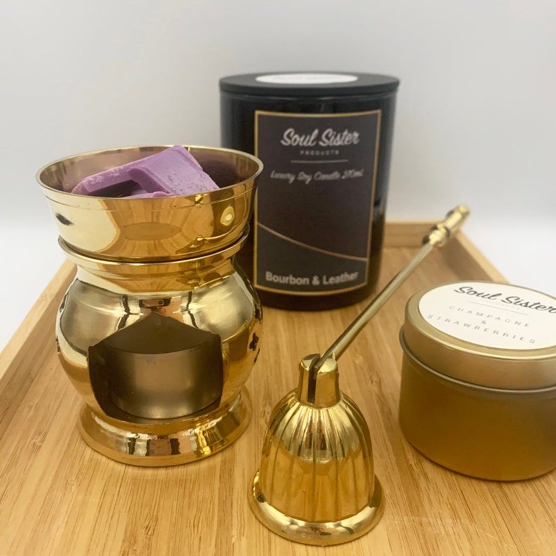 Wax Melt Burner Brass Oil Burner Wax Melt Warmer Air room Etsy