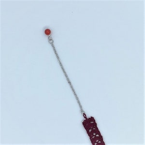 Louéna, l'élégant marque-page en dentelle en micro-crochet image 7