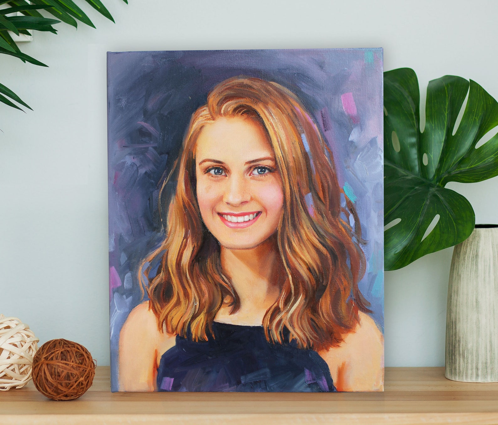 Peinture personnalisée à partir de photo portrait personnalisé Etsy Peinture personnalisée à partir de photo portrait personnalisé Etsy