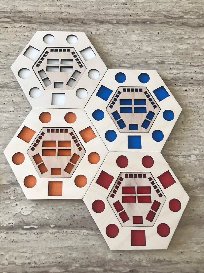 Board Game City Expansion Organizer Game Piece Holder Etsy