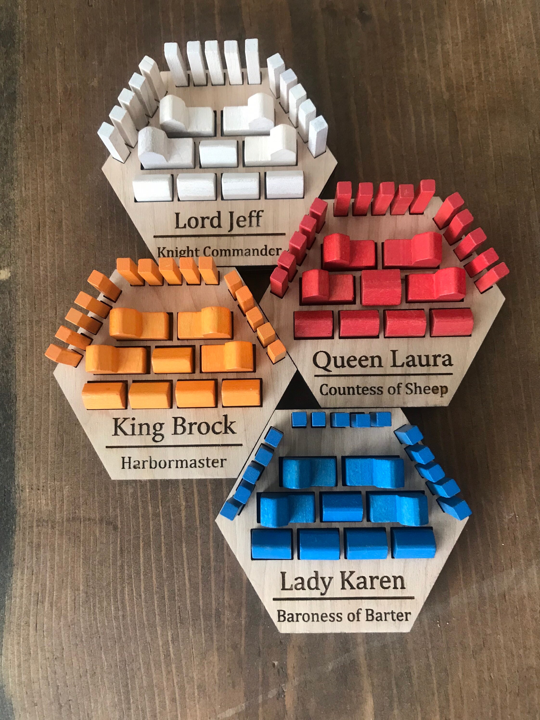 Game Piece Holder Custom Organizer Etsy