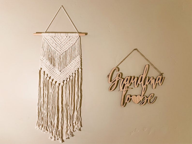Grandma to Be Hanging Sign
