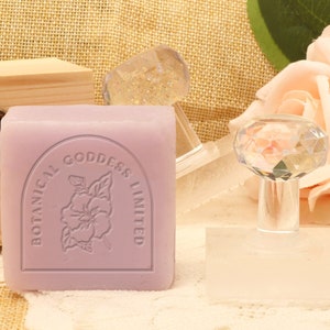 Custom personalized soap bar stamp -  Acrylic soap stamp - logo soap stamp - soap mold stamp - soap stamps handmade - wedding Cookie Stamp