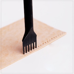 High Quanlity Steel 3/4/5/6 mm Spacing Diamond Stitching Chisel 1/2/4/6 Chisel / Leather Craft Pricking Iron Tool / Leather Craft Tool