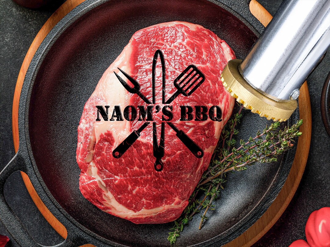 Personalized Steak Branding Iron Stamp, Food Stamp Custom, Branding