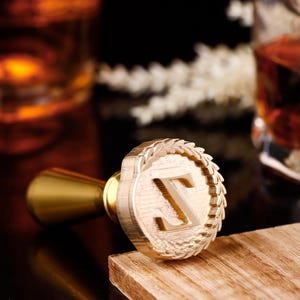 Custom Ice cube brass stamp, Personalize business brand logo custom for bar, Ice cube mold Ice cube stamp, Ice branding stamp for gifts