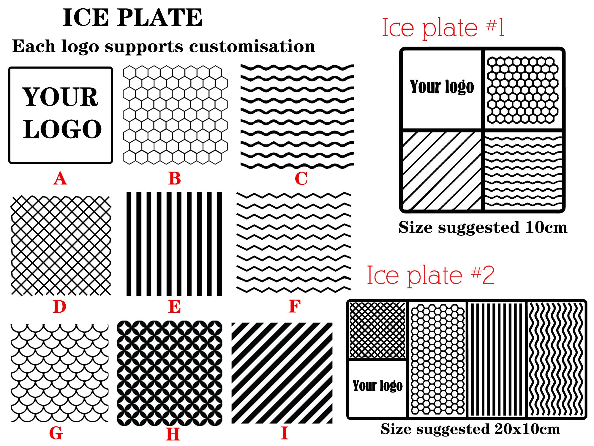 Metal Ice Stamp with Ice Cube Set - MPSJJ070 - IdeaStage Promotional  Products